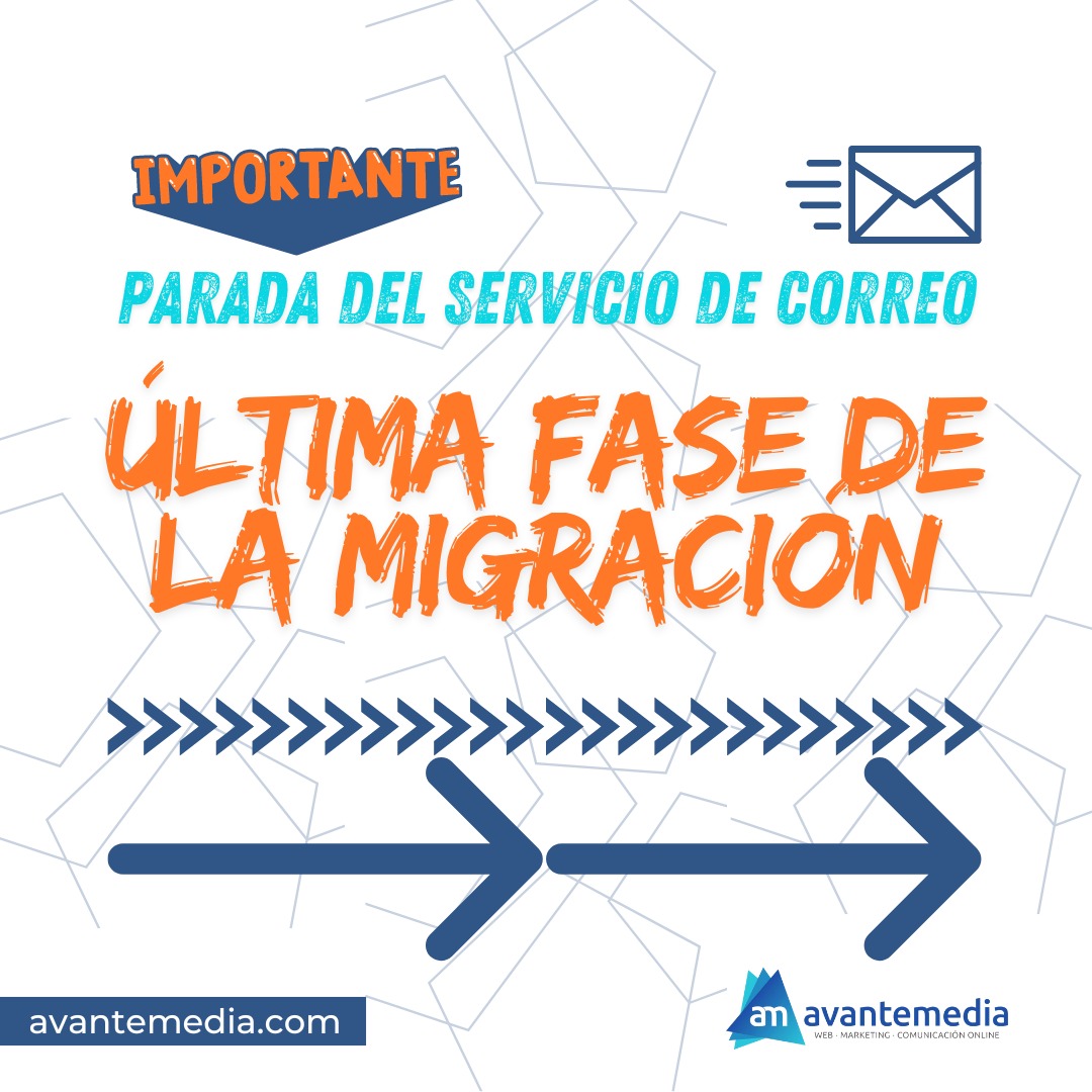 Parada del servicio de correo. ltima fase de la migracin